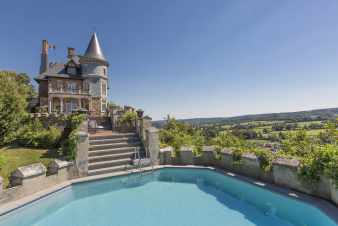 Schloss fr 10 Personen mit Pool zur Ferienvermietung in Spa  4-Sterne-Kategorie