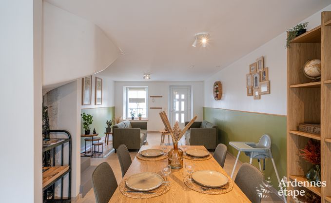 Charmantes Ferienhaus Alle-sur-Semois, 4 Personen, 2 Schlafzimmer mit Badezimmer, Fu�bodenheizung, haustierfreundlich, in der N�he des Nationalparks Semois-Tal