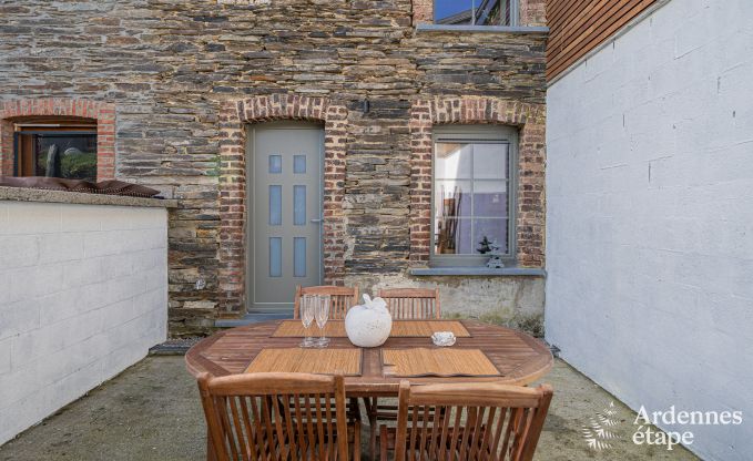 Charmantes Ferienhaus Alle-sur-Semois, 4 Personen, 2 Schlafzimmer mit Badezimmer, Fu�bodenheizung, haustierfreundlich, in der N�he des Nationalparks Semois-Tal