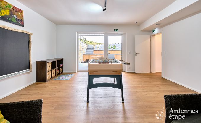 Moderne Ferienwohnung fr 10 Personen in Amel mit 4 Schlafzimmern, 5 Badezimmern, Sauna, Fitnessraum, Spielzimmer und Privatgarten