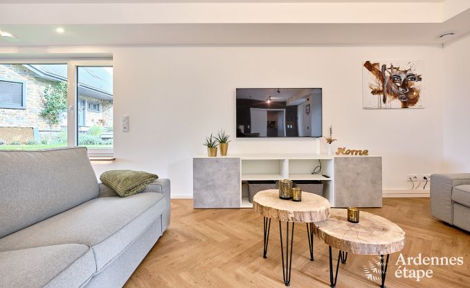 Moderne Ferienwohnung fr 10 Personen in Amel mit 4 Schlafzimmern, 5 Badezimmern, Sauna, Fitnessraum, Spielzimmer und Privatgarten