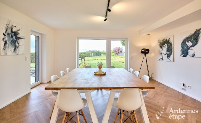 Moderne Ferienwohnung fr 10 Personen in Amel mit 4 Schlafzimmern, 5 Badezimmern, Sauna, Fitnessraum, Spielzimmer und Privatgarten