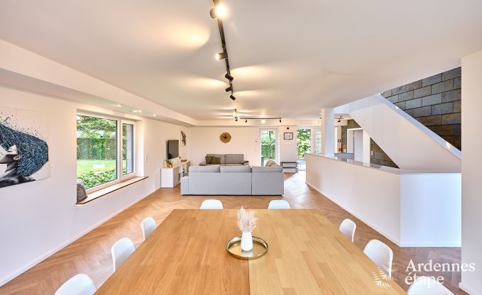 Moderne Ferienwohnung fr 10 Personen in Amel mit 4 Schlafzimmern, 5 Badezimmern, Sauna, Fitnessraum, Spielzimmer und Privatgarten