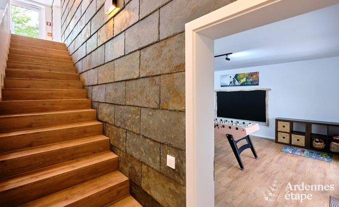 Moderne Ferienwohnung f�r 10 Personen in Amel mit 4 Schlafzimmern, 5 Badezimmern, Sauna, Fitnessraum, Spielzimmer und Privatgarten