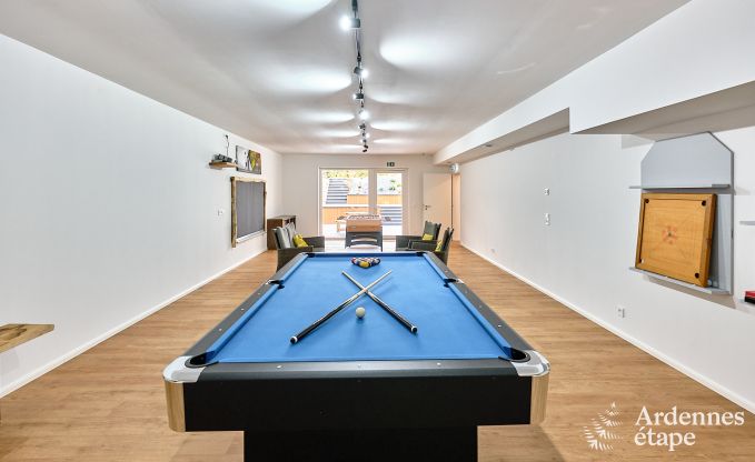 Moderne Ferienwohnung f�r 10 Personen in Amel mit 4 Schlafzimmern, 5 Badezimmern, Sauna, Fitnessraum, Spielzimmer und Privatgarten