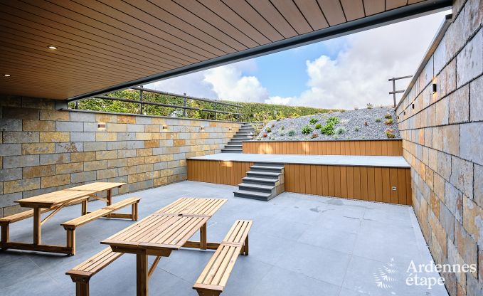 Moderne Ferienwohnung fr 10 Personen in Amel mit 4 Schlafzimmern, 5 Badezimmern, Sauna, Fitnessraum, Spielzimmer und Privatgarten