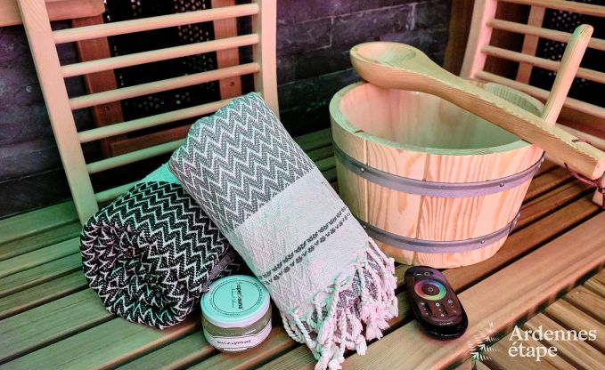 Moderne Ferienwohnung fr 10 Personen in Amel mit 4 Schlafzimmern, 5 Badezimmern, Sauna, Fitnessraum, Spielzimmer und Privatgarten