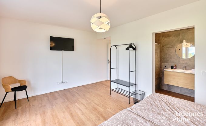 Moderne Ferienwohnung fr 10 Personen in Amel mit 4 Schlafzimmern, 5 Badezimmern, Sauna, Fitnessraum, Spielzimmer und Privatgarten