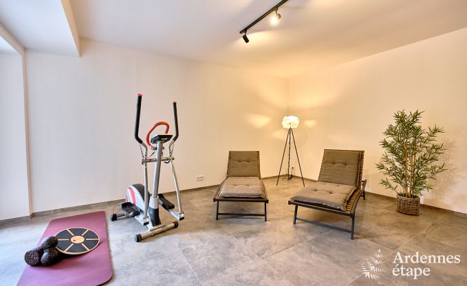 Moderne Ferienwohnung fr 10 Personen in Amel mit 4 Schlafzimmern, 5 Badezimmern, Sauna, Fitnessraum, Spielzimmer und Privatgarten