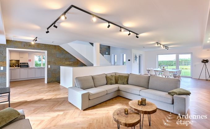 Moderne Ferienwohnung fr 10 Personen in Amel mit 4 Schlafzimmern, 5 Badezimmern, Sauna, Fitnessraum, Spielzimmer und Privatgarten