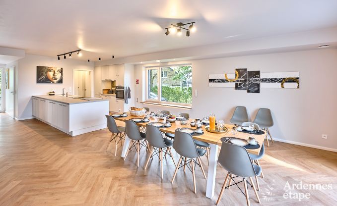 Moderne Ferienwohnung fr 10 Personen in Amel mit 4 Schlafzimmern, 5 Badezimmern, Sauna, Fitnessraum, Spielzimmer und Privatgarten