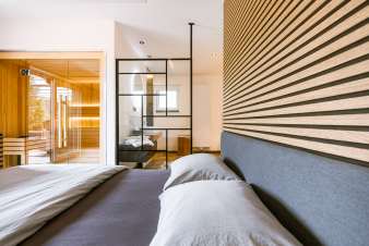 Ferienhaus fr 2 Personen mit Sauna, Hammam und Jacuzzi in Anhe, Ardennen.