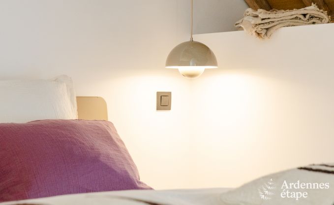 Authentisches Ferienhaus fr 6 Personen in Anhe mit privater Sauna, berdachter Terrasse und luxurisem Interieur