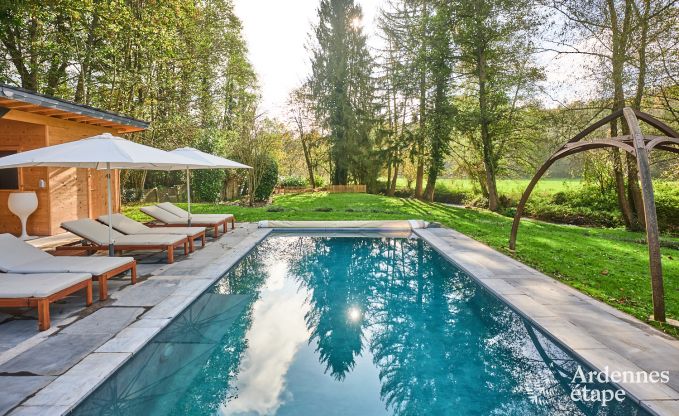 Luxusvilla mit Pool und Tennisplatz fr 14 Personen in Anhe, gelegen im Tal der Moligne