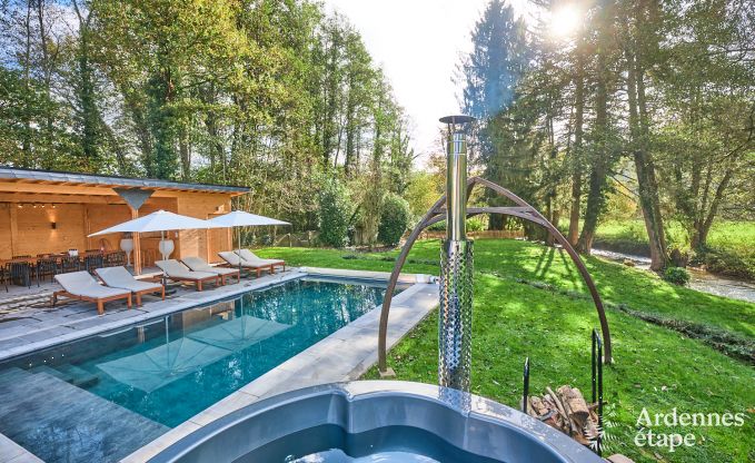 Luxusvilla mit Pool und Tennisplatz fr 14 Personen in Anhe, gelegen im Tal der Moligne