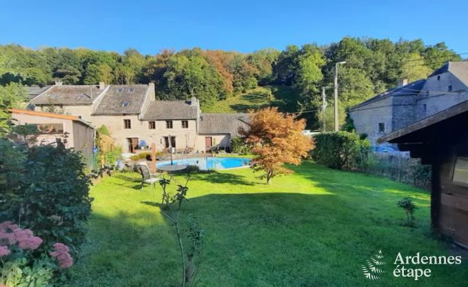 Charmantes Ferienhaus in Anthisnes: 8 Personen, beheizter Pool, 4 Schlafzimmer, haustierfreundlich