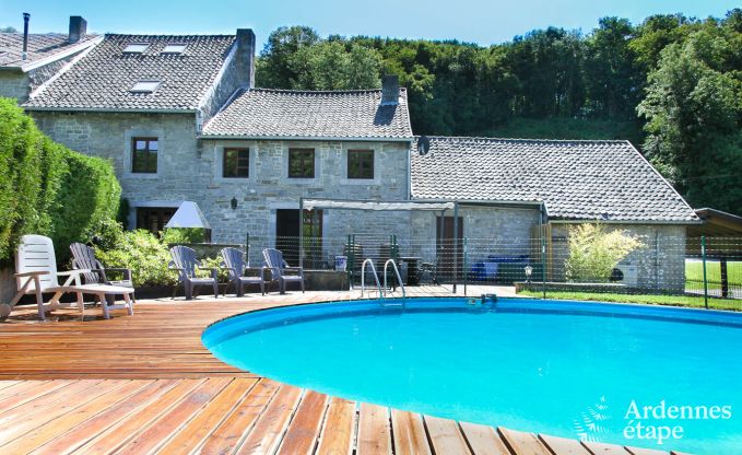 Charmantes Ferienhaus in Anthisnes: 8 Personen, beheizter Pool, 4 Schlafzimmer, haustierfreundlich