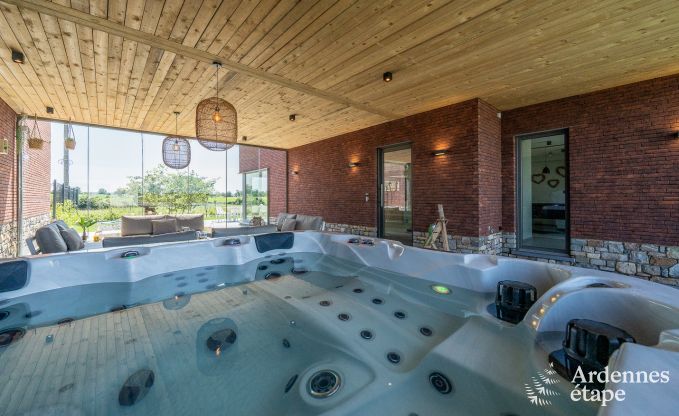 Ferienhaus Aubel 12 Pers. Ardennen Schwimmbad Wellness