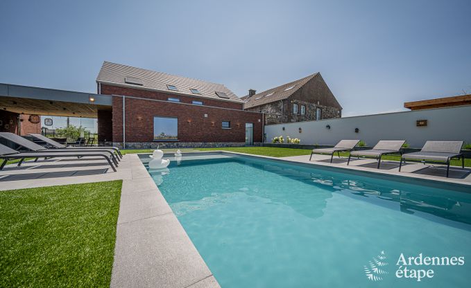 Ferienhaus Aubel 12 Pers. Ardennen Schwimmbad Wellness
