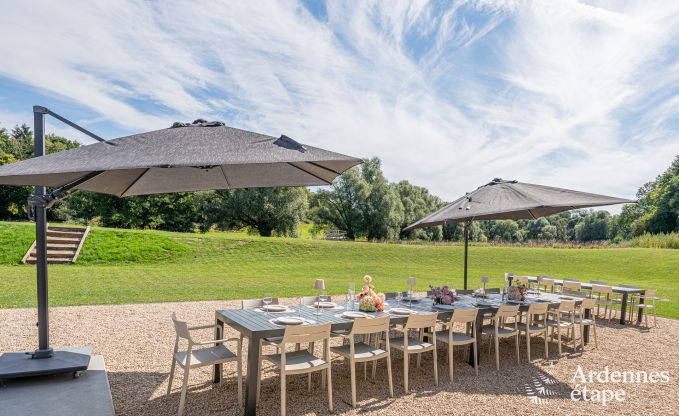 Groes Ferienhaus in Aubel: ideal fr 30 Personen mit Pool und umfangreichen Einrichtungen