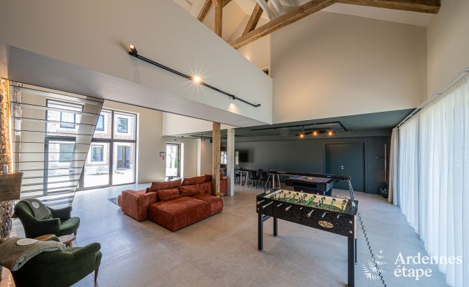 Groes Ferienhaus in Aubel: ideal fr 30 Personen mit Pool und umfangreichen Einrichtungen