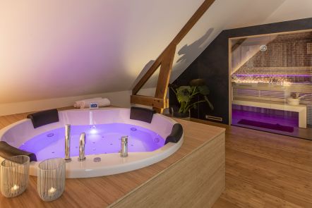 Ferienhaus fr zwei mit privatem Wellnessbereich in den Ardennen (Aubel)