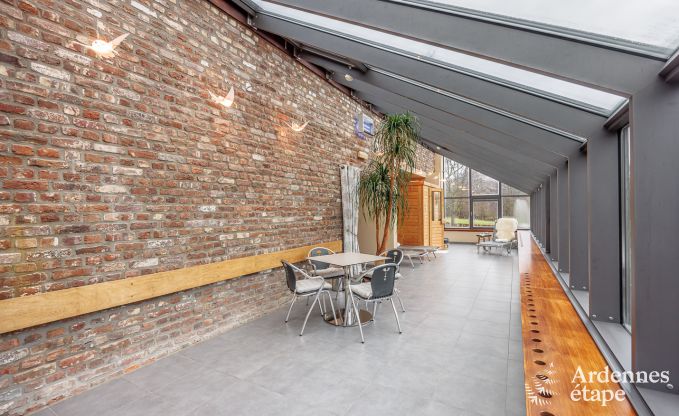 Ferienhaus Aubel 22 Pers. Ardennen Schwimmbad Wellness Behinderten gerecht