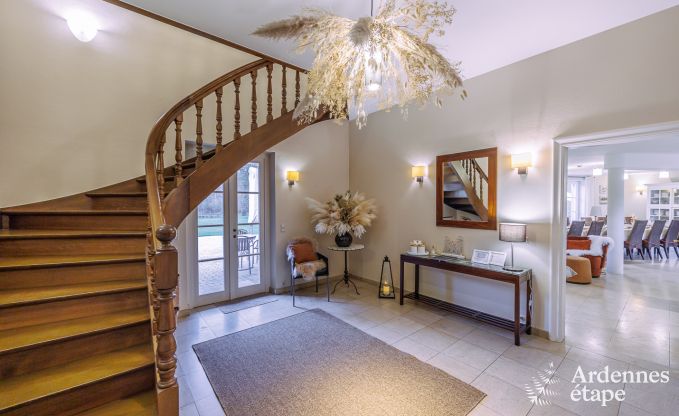 Ferienhaus Aubel 18 Pers. Ardennen Schwimmbad Wellness Behinderten gerecht