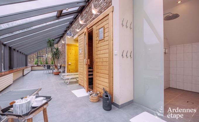 Ferienhaus Aubel 18 Pers. Ardennen Schwimmbad Wellness Behinderten gerecht