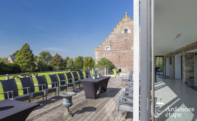 Schloss Aubel 28 Pers. Ardennen Schwimmbad Wellness