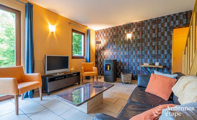 Komfortables Chalet f�r 5 Personen in Aywaille mit 2 Schlafzimmern, privater Terrasse und Garten