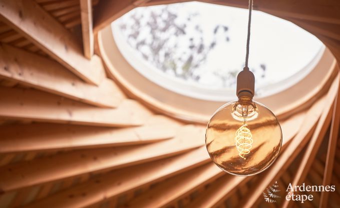 Ger�umige Jurte f�r 4 Personen in Aywaille mit Holzpelletofen und Privatgarten mit Terrasse