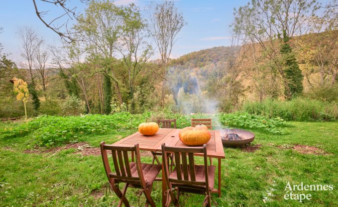 Ger�umige Jurte f�r 4 Personen in Aywaille mit Holzpelletofen und Privatgarten mit Terrasse