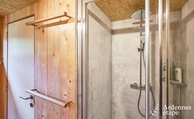 Ger�umige Jurte f�r 4 Personen in Aywaille mit Holzpelletofen und Privatgarten mit Terrasse