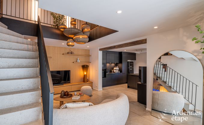 Luxuri�ses Ferienhaus in Baillonville f�r 6 Personen mit Wellness und beheiztem Schwimmbad