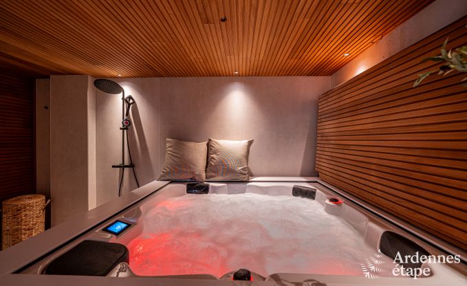 Luxuri�ses Ferienhaus in Baillonville f�r 6 Personen mit Wellness und beheiztem Schwimmbad