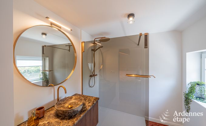 Luxuri�ses Ferienhaus in Baillonville f�r 6 Personen mit Wellness und beheiztem Schwimmbad