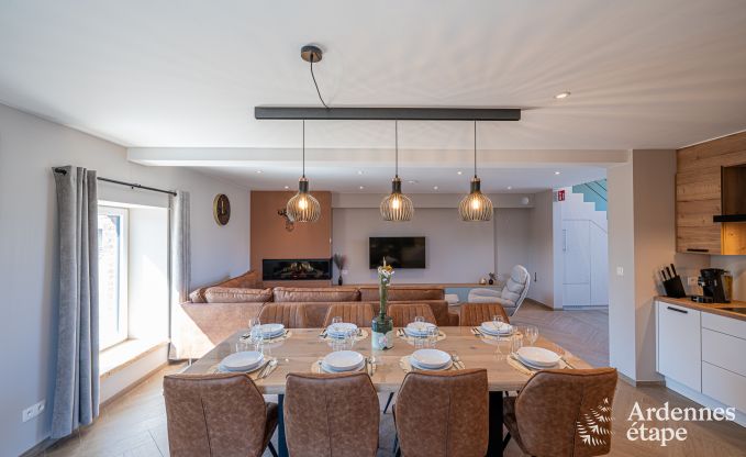 Charmantes Ferienhaus in Bastogne: komfortabler Aufenthalt f�r 8 Personen mit Privatgarten und Ladestation