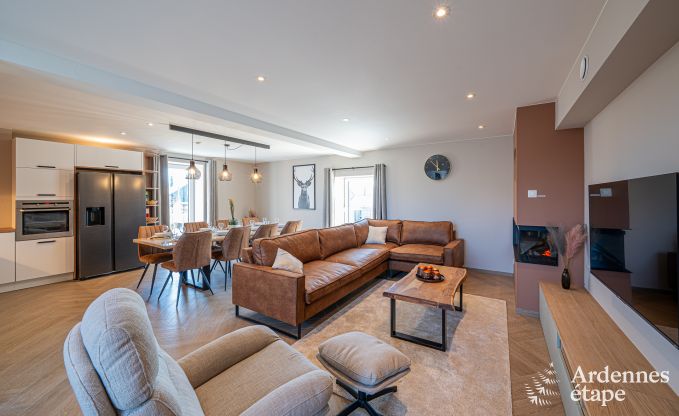Charmantes Ferienhaus in Bastogne: komfortabler Aufenthalt f�r 8 Personen mit Privatgarten und Ladestation