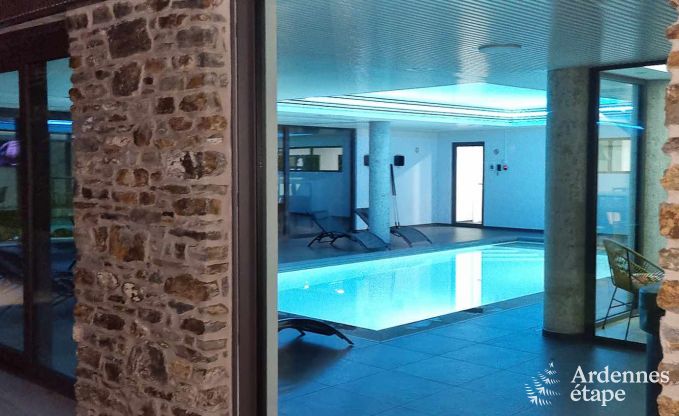 Luxusvilla Bastogne 22 Pers. Ardennen Schwimmbad Wellness Behinderten gerecht