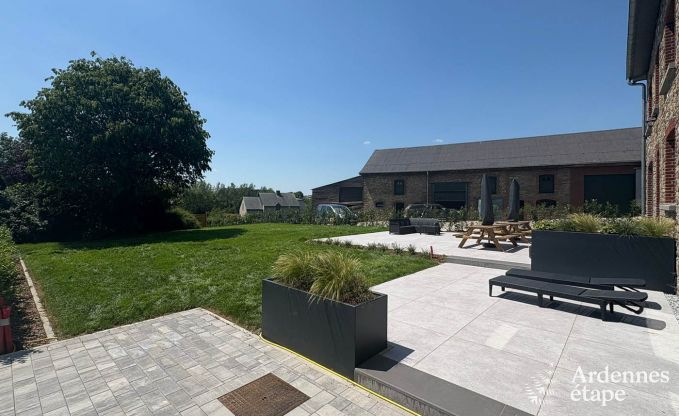 Ferienhaus in Bastogne: ger�umige Unterkunft f�r 14 Personen mit 6 Schlafzimmern und Spielzimmer