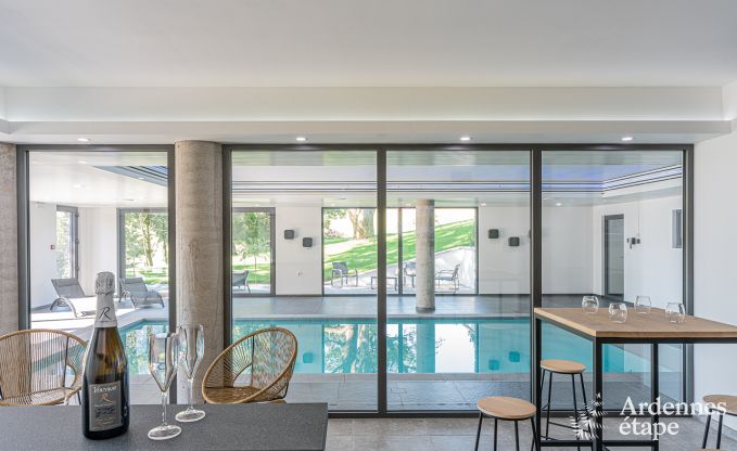 Luxusvilla Bastogne 22 Pers. Ardennen Schwimmbad Wellness Behinderten gerecht