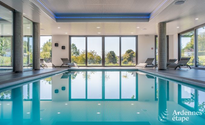 Luxusvilla Bastogne 22 Pers. Ardennen Schwimmbad Wellness Behinderten gerecht