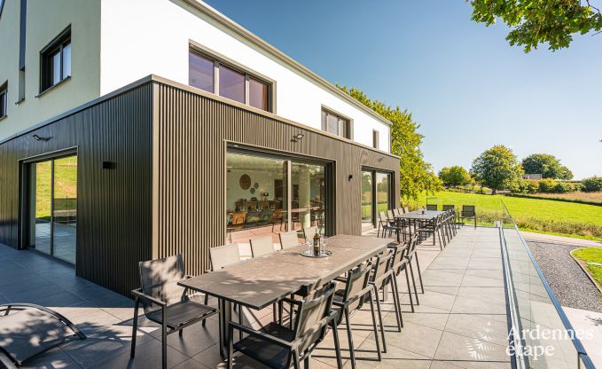 Luxusvilla Bastogne 22 Pers. Ardennen Schwimmbad Wellness Behinderten gerecht