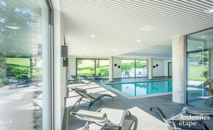 Luxusvilla Bastogne 22 Pers. Ardennen Schwimmbad Wellness Behinderten gerecht