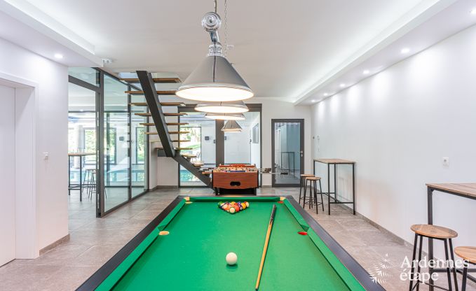 Luxusvilla Bastogne 22 Pers. Ardennen Schwimmbad Wellness Behinderten gerecht