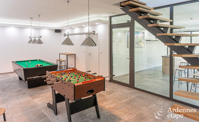 Luxusvilla Bastogne 22 Pers. Ardennen Schwimmbad Wellness Behinderten gerecht