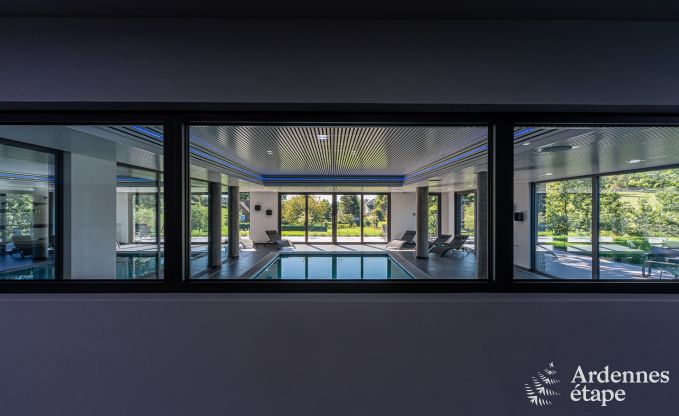Luxusvilla Bastogne 22 Pers. Ardennen Schwimmbad Wellness Behinderten gerecht