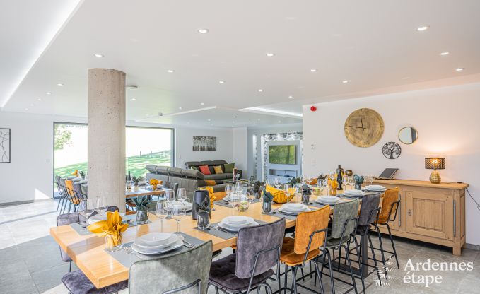 Luxusvilla Bastogne 22 Pers. Ardennen Schwimmbad Wellness Behinderten gerecht