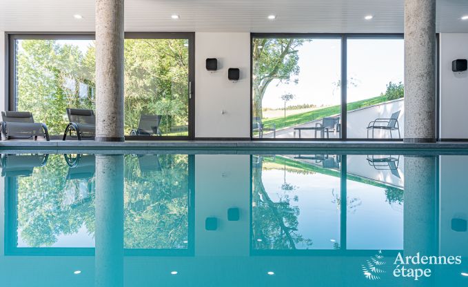 Luxusvilla Bastogne 22 Pers. Ardennen Schwimmbad Wellness Behinderten gerecht